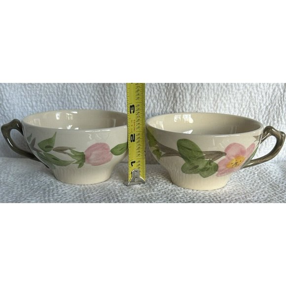 Vintage Franciscan Dinnerware (2) Desert Rose Coffee Cups Made In England EUC - Picture 10 of 11